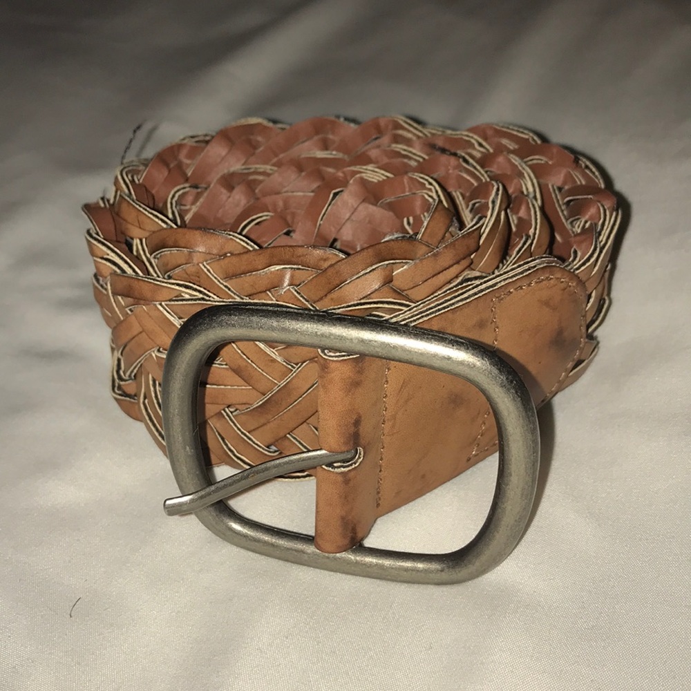 Wide Braided Belt